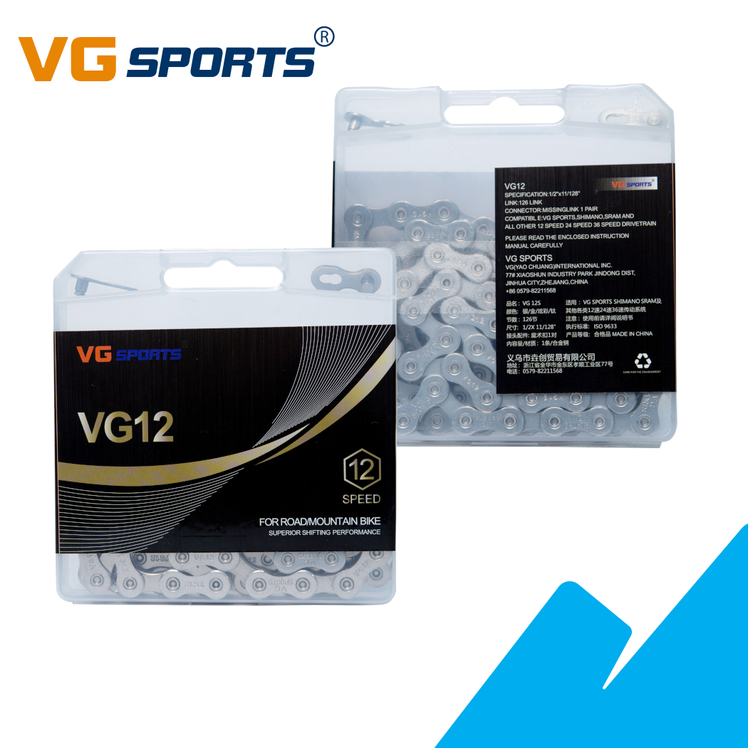 VG Sports - Cadena de 12v - 126 links