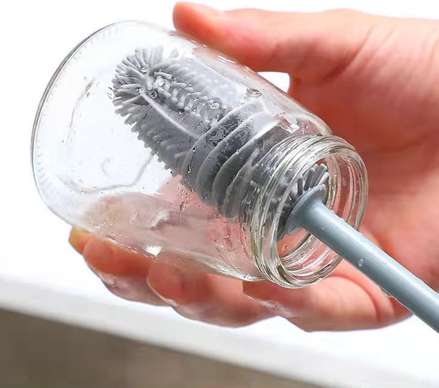 Prestigio - Bottle Brush - Cepillo de silicona para botellas