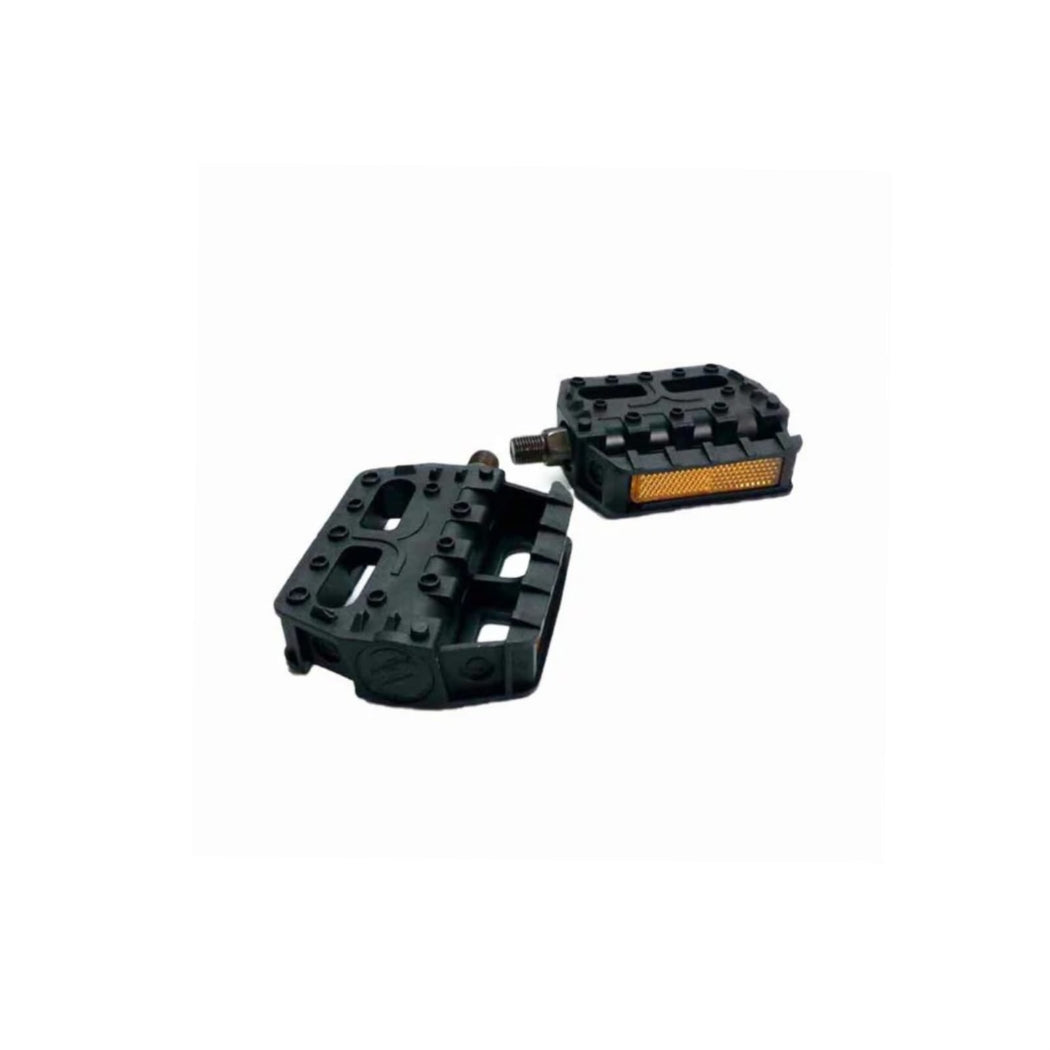 Pedales plataforma plastico, negros