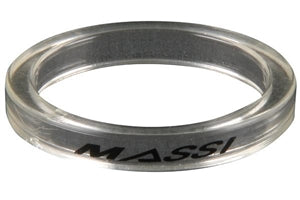 Massi - Separador de dirección 1-1/8" 5mm - nylon - transp. (4 pzas)