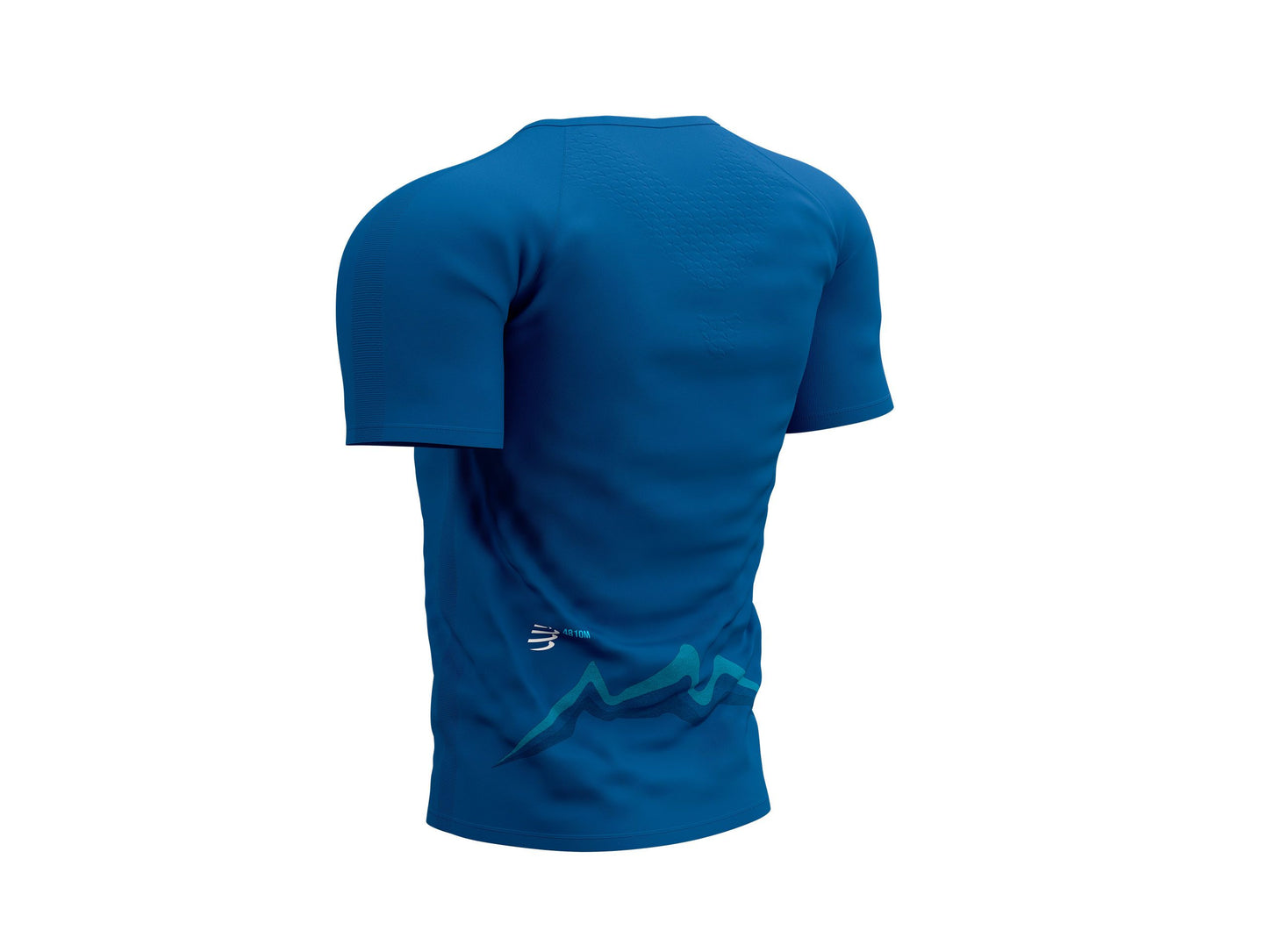 Compressport - Training Tshirt SS Mont Blanc 2021 - talla L - Blue