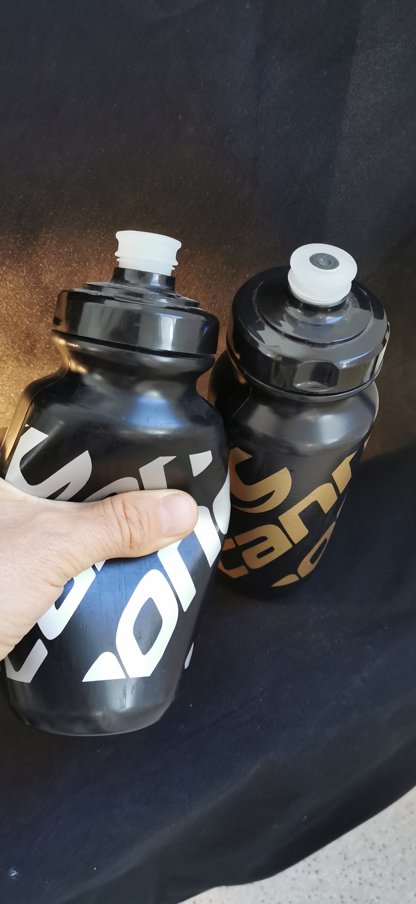 Andriolo - Bidon Cannondale negro - Tapa Ultra 500ml