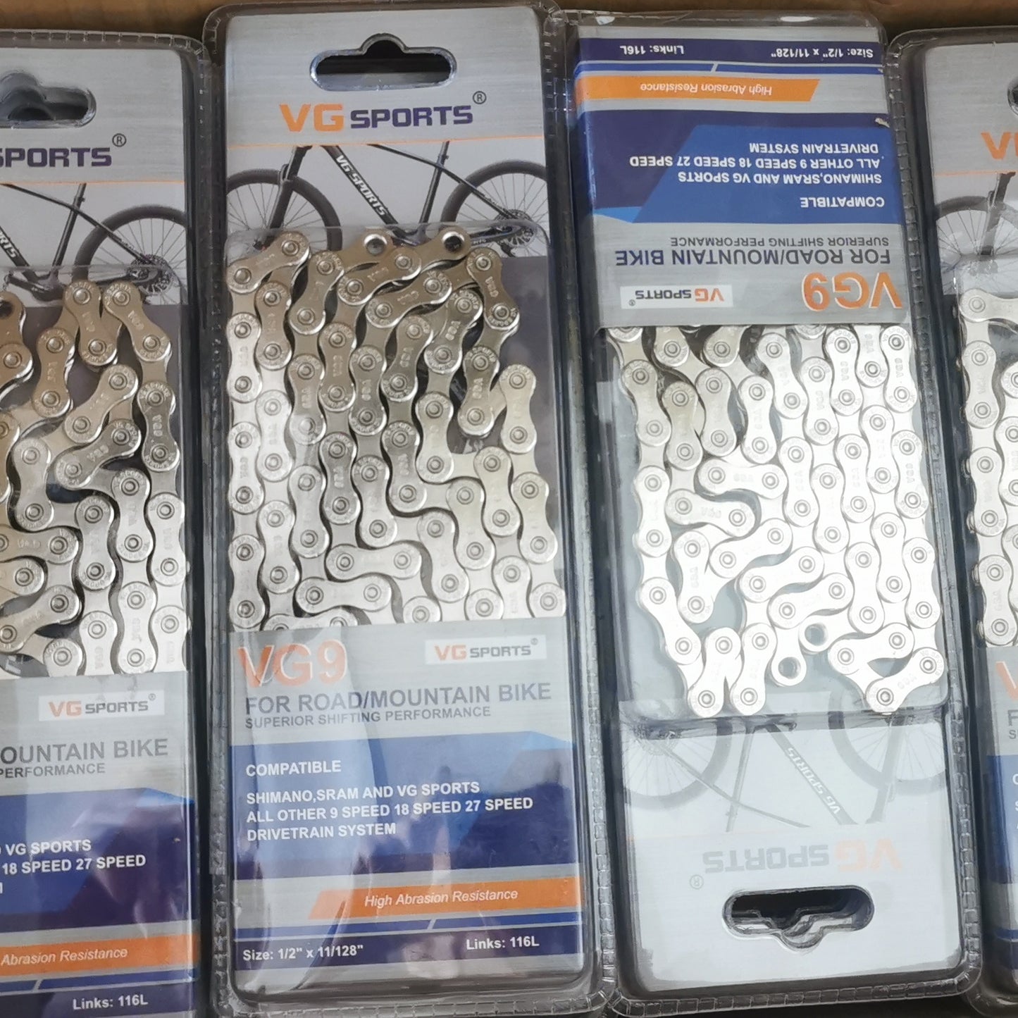 VG Sports - Cadena de 9v - 116 links