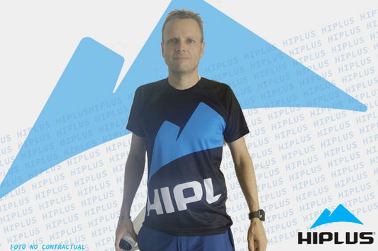 Hiplus - Polera DriFit Running - negro - varones