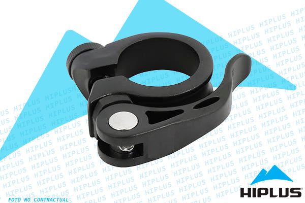 Proceed . Abrazadera para tija negra con palanca - tijas 30,9mm diametro