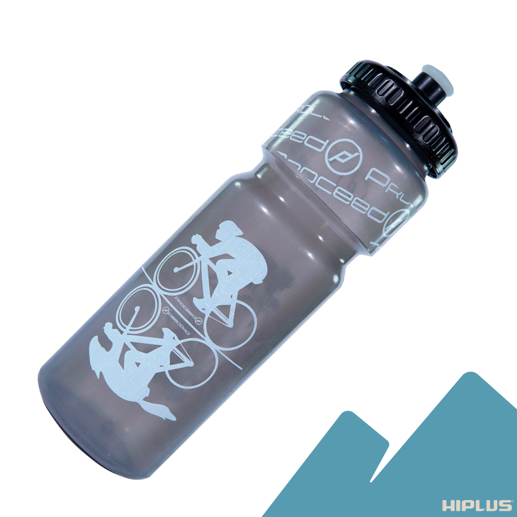 Andriolo Proceed - Bidon gris translucido "Lobo" 750ml - unidad