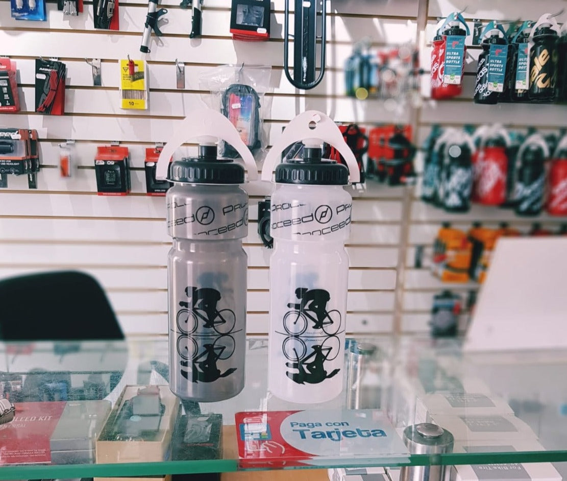 Andriolo Proceed - Bidon gris translucido "Lobo" 750ml - unidad