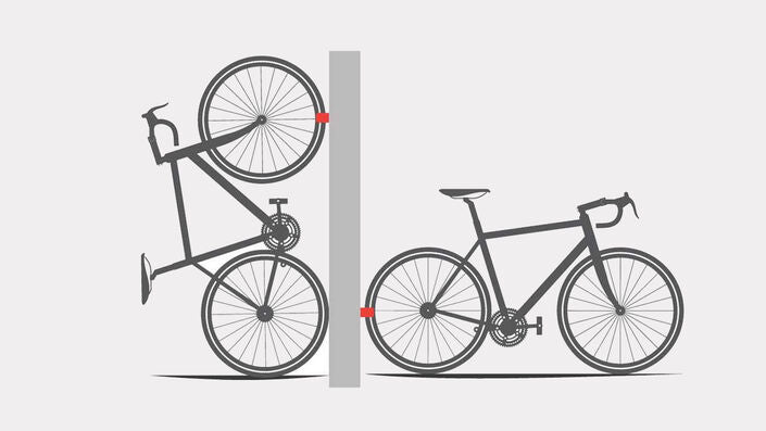 Clug - Soporte de pared para bici rutera