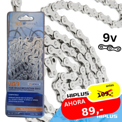 VG Sports - Cadena de 9v - 116 links