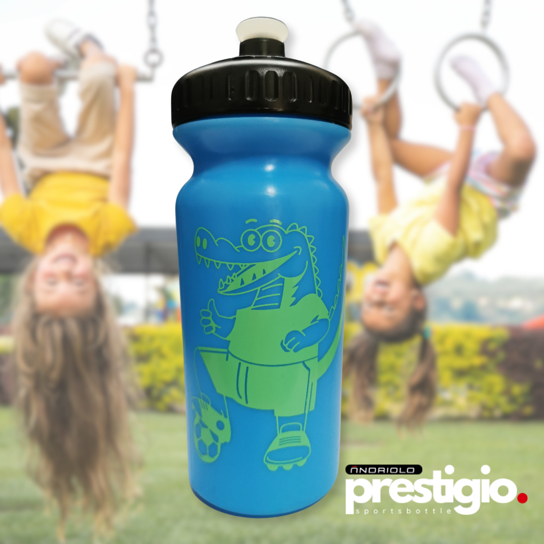 Prestigio - Kids Bottle - Tomatodo 350ml celeste "Soñar en Grande" - tapa fox