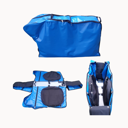 Bolsa celeste de viaje para bicicleta - MTB, Ruta y Triatlon