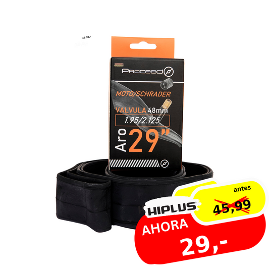 PROMO:rebajas_enero_2026 | SKU:4060 | Proceed - Cámara 29" Valv. moto - Schrader | 45.99 -> 29.0