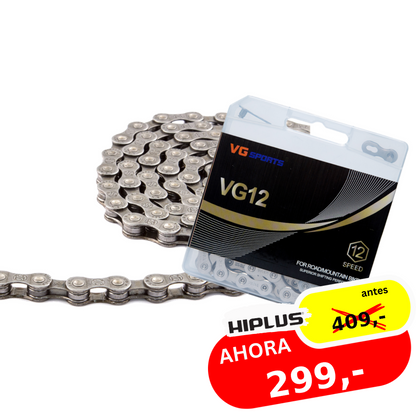 PROMO:rebajas_enero_2026 | SKU:4090 | VG Sports - Cadena de 12v - 126 links | 409.0 -> 299.0