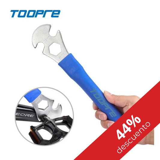 Toopre - Toopre – Llave de dado y pedal 15mm y 24mm para Shimano