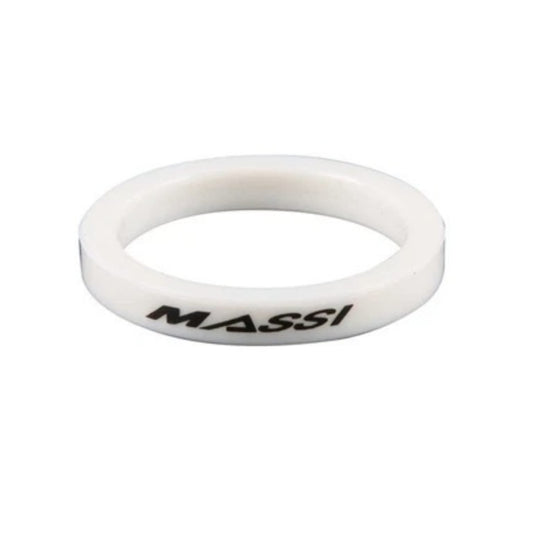 Massi - Separador de dirección 1-1/8" 5mm - nylon blanco (4 pzas)