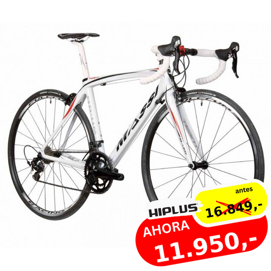 PROMO:rebajas_enero_2026 | SKU:58931 | Massi - Bicicleta Team Tiagra 2x10 talla 48 carbono | 16849.0 -> 11950.0