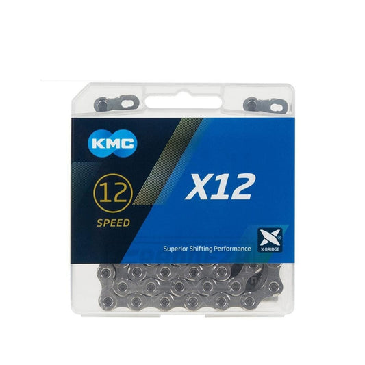 KMC - Cadena X12 plata - 12v