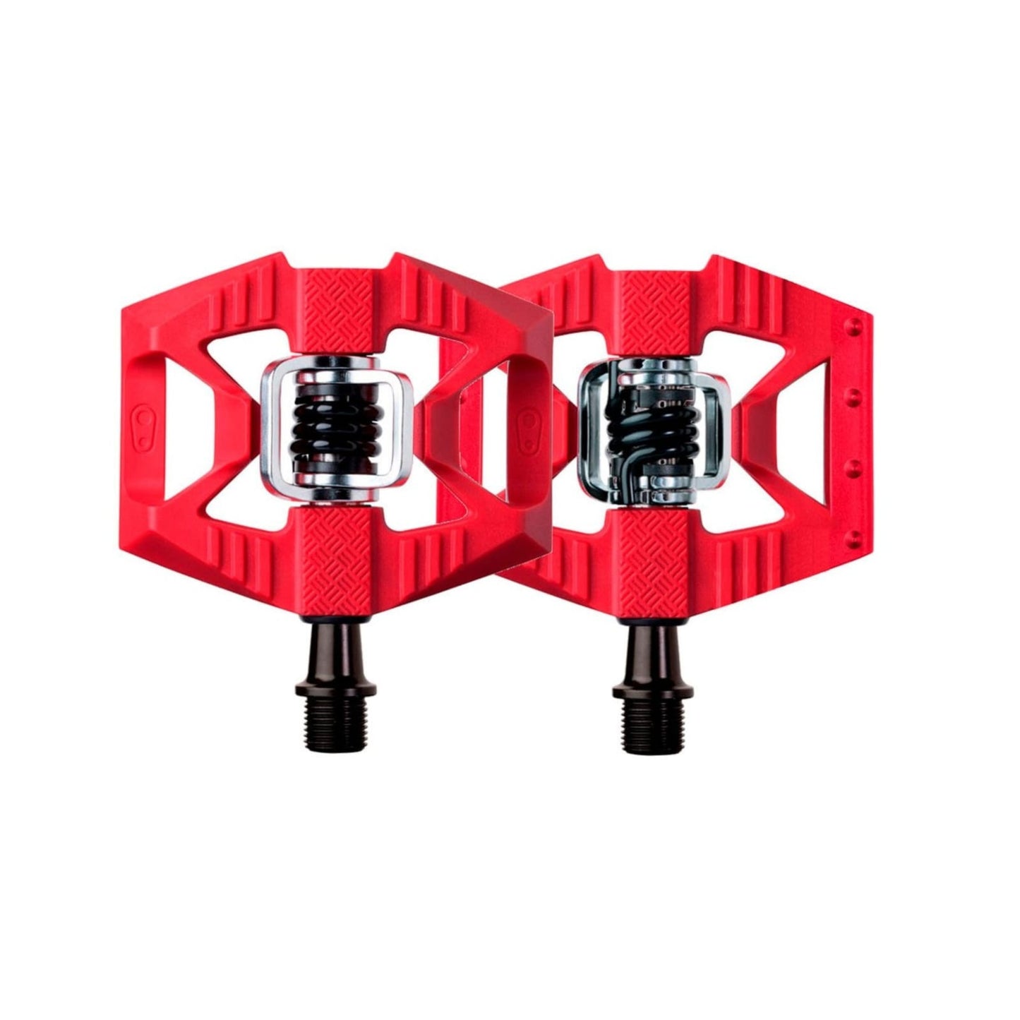 Pedales - Crank Broters Double Shot 1 - mixtos - red