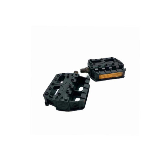 Pedales plataforma plastico, negros