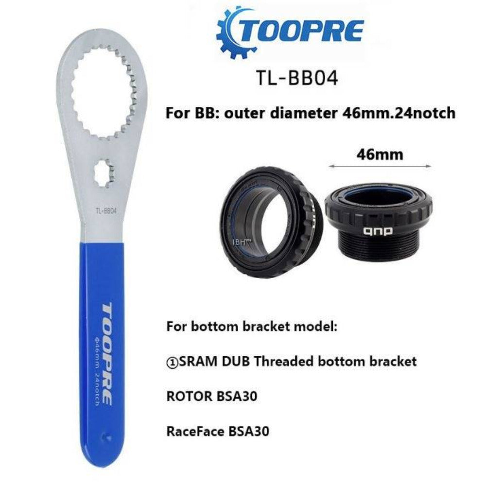 Toopre – Kit de 4 Llaves para Buttom Bracket de 4 tipos