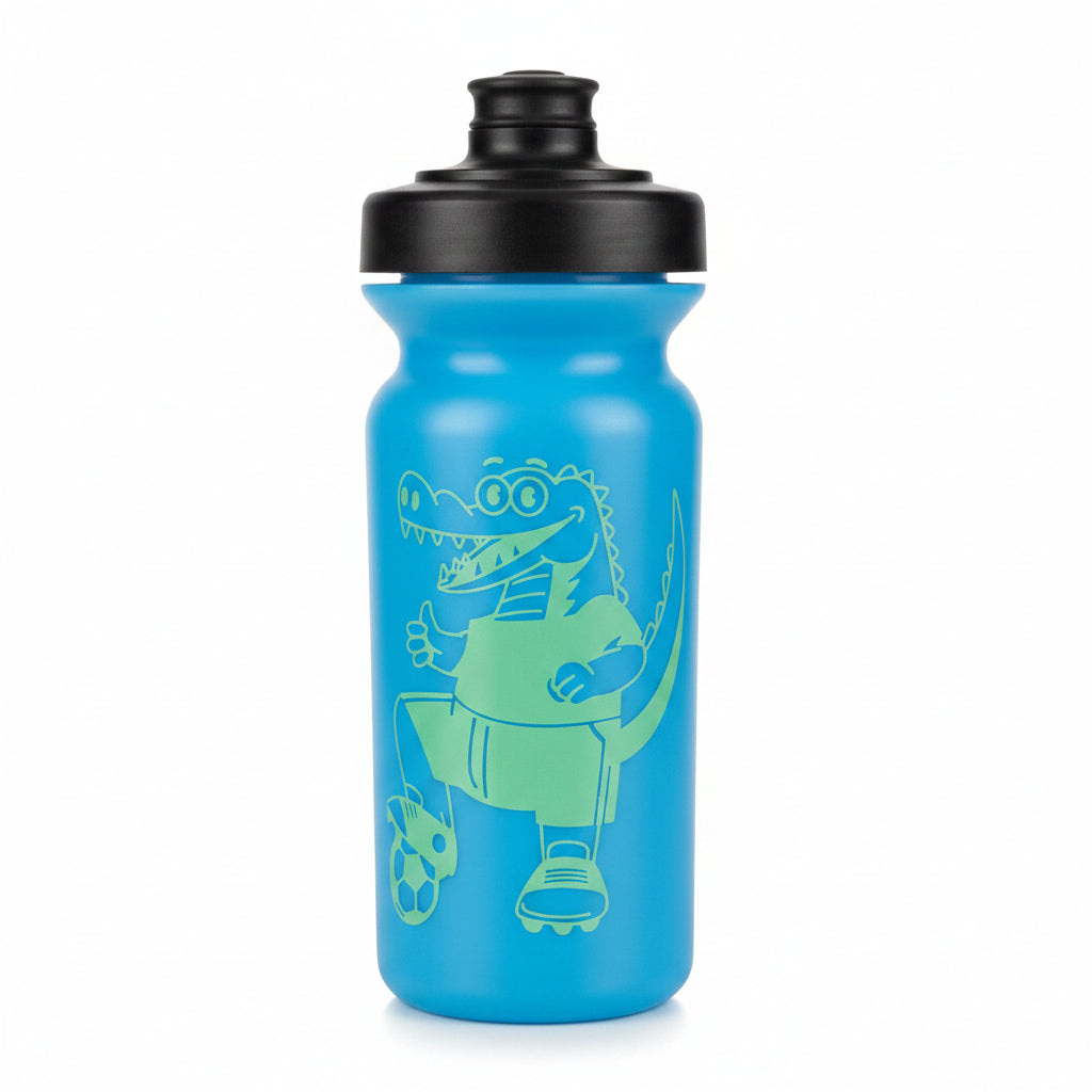Botella Prestigio Kids 350 ml – Tomatodo infantil celeste "Soñar en Grande", tapa Ultra, sin BPA y antiderrame
