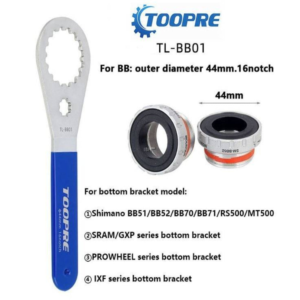 Toopre – Kit de 4 Llaves para Buttom Bracket de 4 tipos