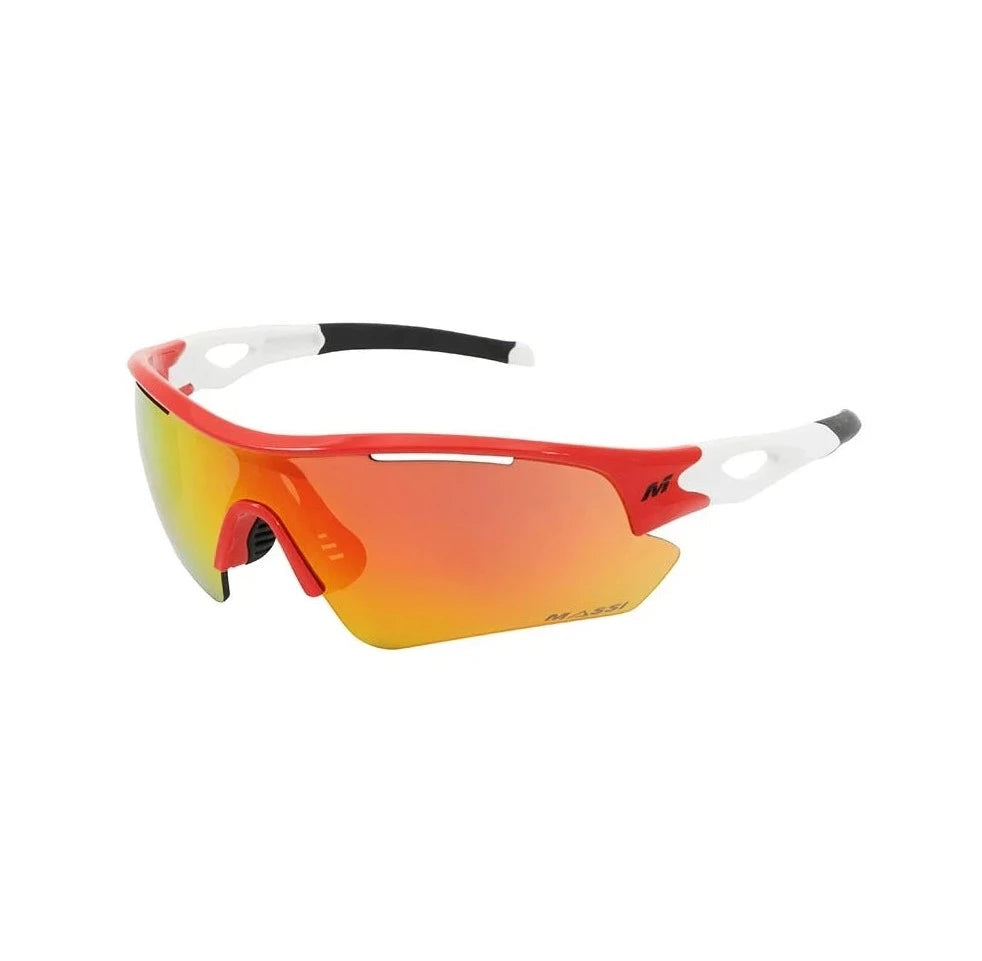 Massi - Gafas Saga rojo/blanco (3 lentes intercambiables)