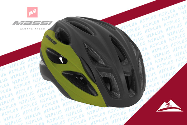 Massi - Casco PRO - negro/verde - Talla L